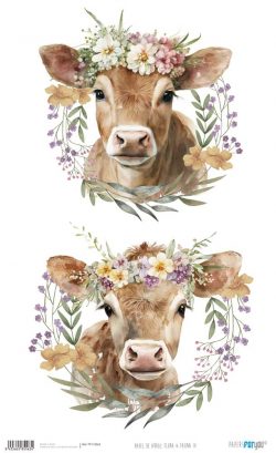 PFY-15563 - Papel Arroz 54x33 cm 25-30 gr. (Flora & Fauna IV) - pack 6 ud.