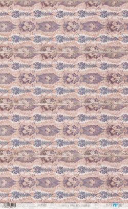 PFY-15579 - Papel Arroz 54x33 cm 25-30 gr. (Rococo Bloom II) - pack 6 ud.