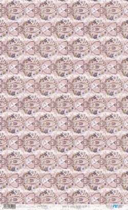 PFY-15581 - Papel Arroz 54x33 cm 25-30 gr. (Rococo Bloom III) - pack 6 ud.