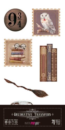 PFY-15633 - Decorative Transfers 15x30 (Wizarding Adventure II) - pack 2 ud.