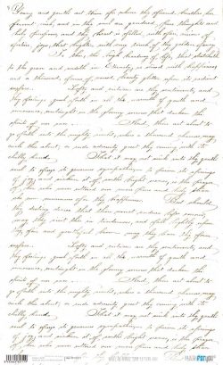 PFY-15711 - Papel Arroz 54x33 cm 25-30 gr. (Love Letters VIII) - pack 6 ud.