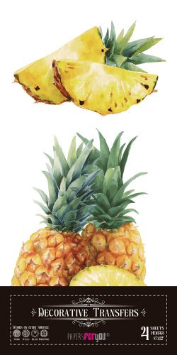PFY-15724 - Decorative Transfers 15x30 (Pineapples) - pack 2 ud.