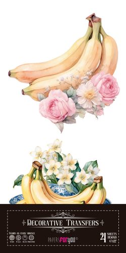 PFY-15725 - Decorative Transfers 15x30 (Bananas) - pack 2 ud.