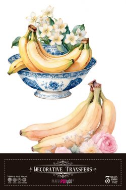 PFY-15741 - Decorative Transfers 20x30 (Bananas) - pack 2 ud.