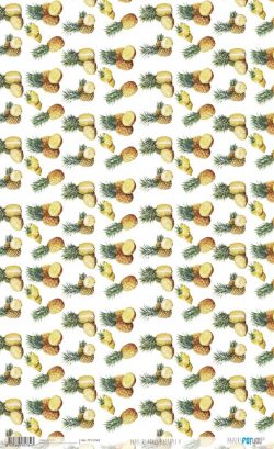 PFY-15784 - Papel Arroz 54x33 cm 25-30 gr. (Pineapples V) - pack 6 ud.