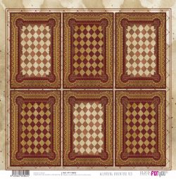 PFY-15802 - Papel Scrap doble cara 180gr 12"x12" (Wizarding Adventure Red) - pack 12 ud.