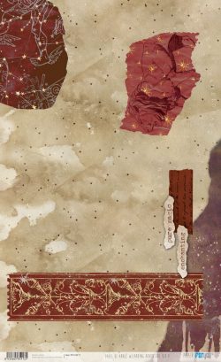 PFY-15917 - Papel Arroz 54x33 cm 25-30 gr. (Wizarding Adventure Red) - pack 6 ud.