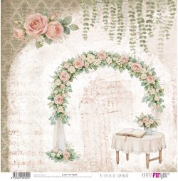 PFY-15646 - Papel Scrap doble cara 180gr 12"x12" (Mi Fiesta de Comunión Niña) - pack 12 ud.