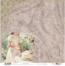 PFY-15647 - Papel Scrap doble cara 180gr 12"x12" (Mi Fiesta de Comunión Niña) - pack 12 ud.