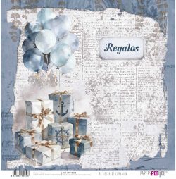 PFY-15658 - Papel Scrap doble cara 180gr 12"x12" (Mi Fiesta de Comunión Niño) - pack 12 ud.