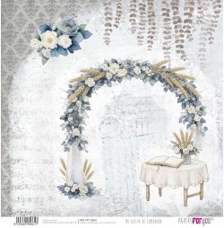 PFY-15661 - Papel Scrap doble cara 180gr 12"x12" (Mi Fiesta de Comunión Niño) - pack 12 ud.