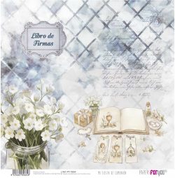 PFY-15664 - Papel Scrap doble cara 180gr 12"x12" (Mi Fiesta de Comunión Niño) - pack 12 ud.
