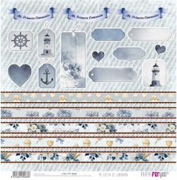 PFY-15668 - Papel Scrap doble cara 180gr 12"x12" (Mi Fiesta de Comunión Niño) - pack 12 ud.