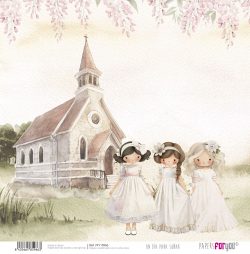 PFY-15966 - Papel Scrap doble cara 180gr 12"x12" (Un Día Para Soñar Niñas) - pack 12 ud.