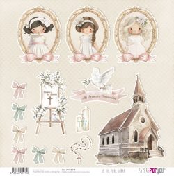 PFY-15974 - Papel Scrap doble cara 180gr 12"x12" (Un Día Para Soñar Niñas) - pack 12 ud.