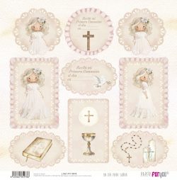 PFY-15978 - Papel Scrap doble cara 180gr 12"x12" (Un Día Para Soñar Niñas) - pack 12 ud.