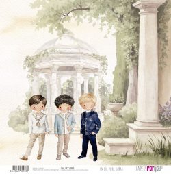 PFY-15983 - Papel Scrap doble cara 180gr 12"x12" (Un Día Para Soñar Niños) - pack 12 ud.