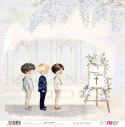 PFY-15984 - Papel Scrap doble cara 180gr 12"x12" (Un Día Para Soñar Niños) - pack 12 ud.