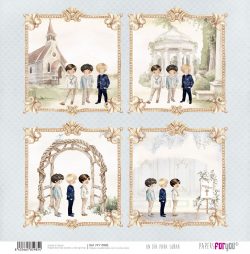 PFY-15985 - Papel Scrap doble cara 180gr 12"x12" (Un Día Para Soñar Niños) - pack 12 ud.