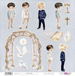 PFY-15987 - Papel Scrap doble cara 180gr 12"x12" (Un Día Para Soñar Niños) - pack 12 ud.