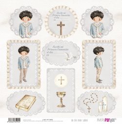 PFY-15992 - Papel Scrap doble cara 180gr 12"x12" (Un Día Para Soñar Niños) - pack 12 ud.
