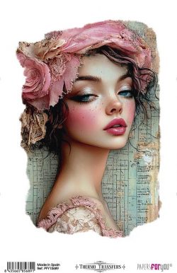 PFY-15689 - Thermo Transfers 20x30cm 8"x 12" 1 Hoja (Girl II) - pack 3 ud.