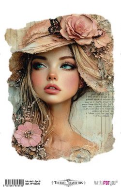PFY-15693 - Thermo Transfers 20x30cm 8"x 12" 1 Hoja (Girl IV) - pack 3 ud.