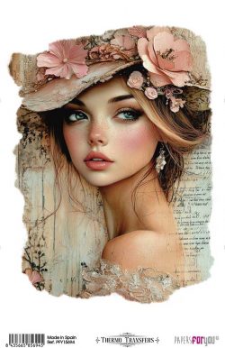 PFY-15694 - Thermo Transfers 20x30cm 8"x 12" 1 Hoja (Girl V) - pack 3 ud.