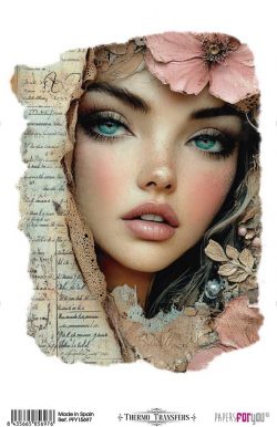 PFY-15697 - Thermo Transfers 20x30cm 8"x 12" 1 Hoja (Girl VIII) - pack 3 ud.