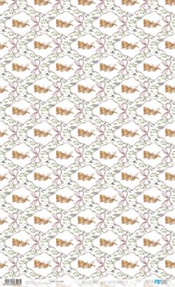 PFY-16003 - Papel Arroz 54x33 cm 25-30 gr. (Sweet Easter Bunnies I) - pack 6 ud.