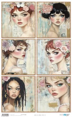 PFY-16028 - Papel Arroz 54x33 cm 25-30 gr. (Faces II) - pack 6 ud.