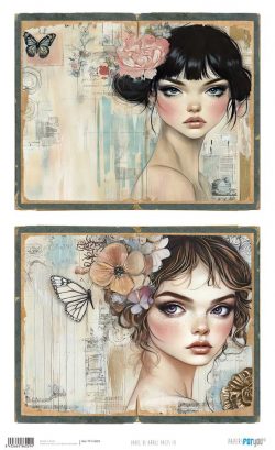 PFY-16029 - Papel Arroz 54x33 cm 25-30 gr. (Faces III) - pack 6 ud.