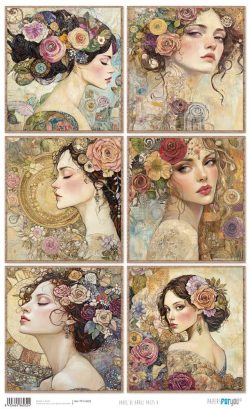 PFY-16032 - Papel Arroz 54x33 cm 25-30 gr. (Faces V) - pack 6 ud.