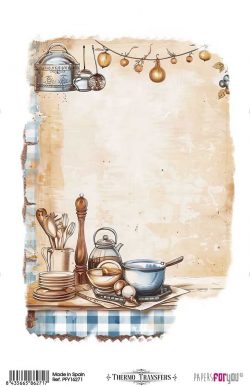 PFY-16271 - Thermo Transfers 20x30cm 8"x 12" 1 Hoja (Home VI) - pack 3 ud.