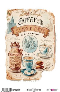 PFY-16272 - Thermo Transfers 20x30cm 8"x 12" 1 Hoja (Vintage II) - pack 3 ud.