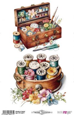 PFY-16277 - Thermo Transfers 20x30cm 8"x 12" 1 Hoja (Sewing II) - pack 3 ud.