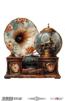 PFY-16288 - Thermo Transfers 20x30cm 8"x 12" 1 Hoja (Steampunk V) - pack 3 ud.