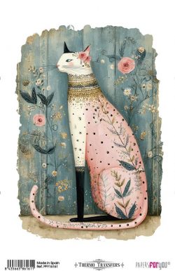 PFY-16161 - Thermo Transfers 20x30 8''x12 '' 1 Hoja (Precious Cat I) - pack 3 ud.