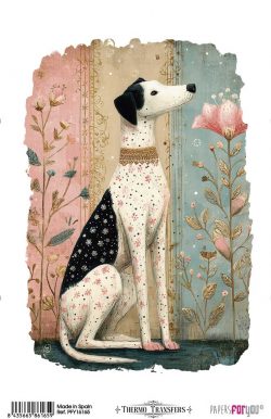 PFY-16165 - Thermo Transfers 20x30 8''x12 '' 1 Hoja (Precious Dog I) - pack 3 ud.