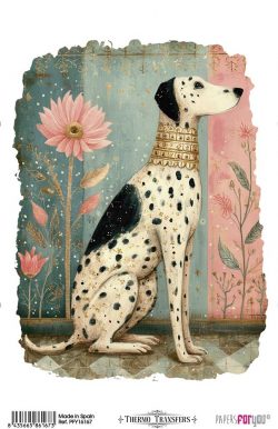 PFY-16167 - Thermo Transfers 20x30 8''x12 '' 1 Hoja (Precious Dog III) - pack 3 ud.