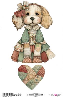 PFY-16171 - Thermo Transfers 20x30 8''x12 '' 1 Hoja (Patchwork Paws II) - pack 3 ud.