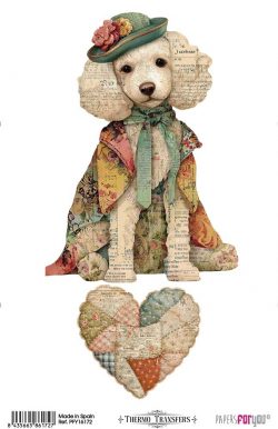 PFY-16172 - Thermo Transfers 20x30 8''x12 '' 1 Hoja (Patchwork Paws III) - pack 3 ud.
