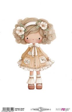 PFY-16312 - Thermo Transfers 20x30 8''x12 '' 1 Hoja (Dolls) - pack 3 ud.