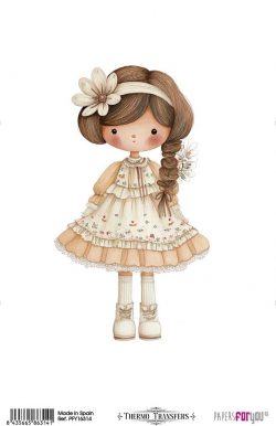 PFY-16314 - Thermo Transfers 20x30 8''x12 '' 1 Hoja (Dolls) - pack 3 ud.