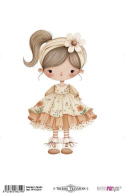 PFY-16319 - Thermo Transfers 20x30 8''x12 '' 1 Hoja (Dolls) - pack 3 ud.