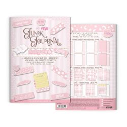 PFY-16342 - JUNK JOURNAL (Básicos Rosa Bebé) - pack 4 ud.