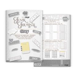 PFY-16347 - JUNK JOURNAL (Básicos Gris) - pack 4 ud.
