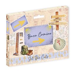 PFY-16363 - Die Cuts 17 pzs 300gr. (Buen Camino) - pack 5 ud.