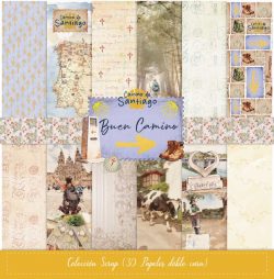 PFY-16364 - Colección 30 Papeles Scrap Mini doble cara 180gr 6"x 6" (Home&Deco Coffee and Tea) - pack 3 ud.