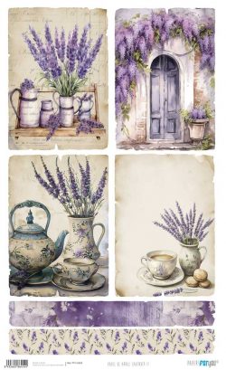 PFY-16454 - Papel de Arroz 54x33 cm 25-30 gr. (Lavender II) - pack 6 ud.